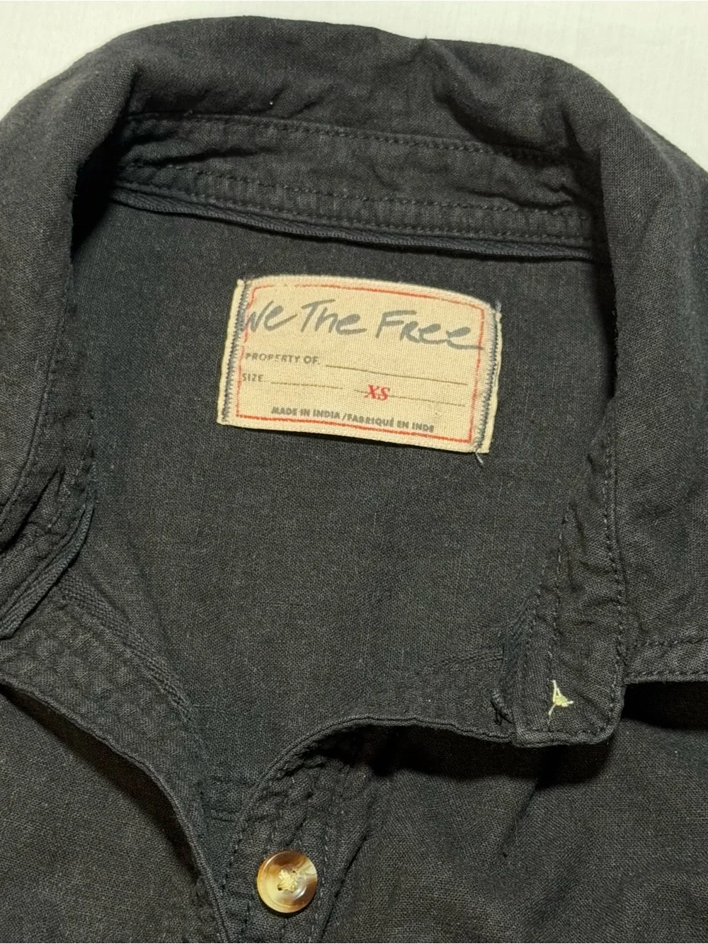 Free People Oversize Button Up Shirt